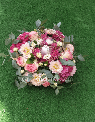 Coroncina autunnale con candela