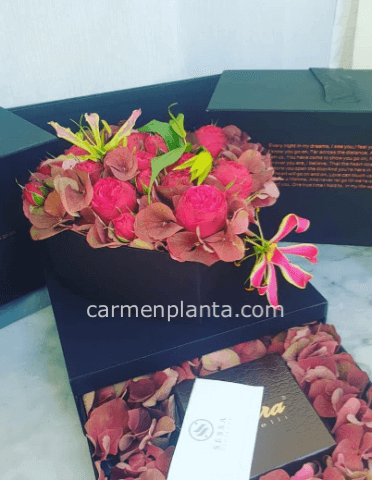 Box cuore con cassetto